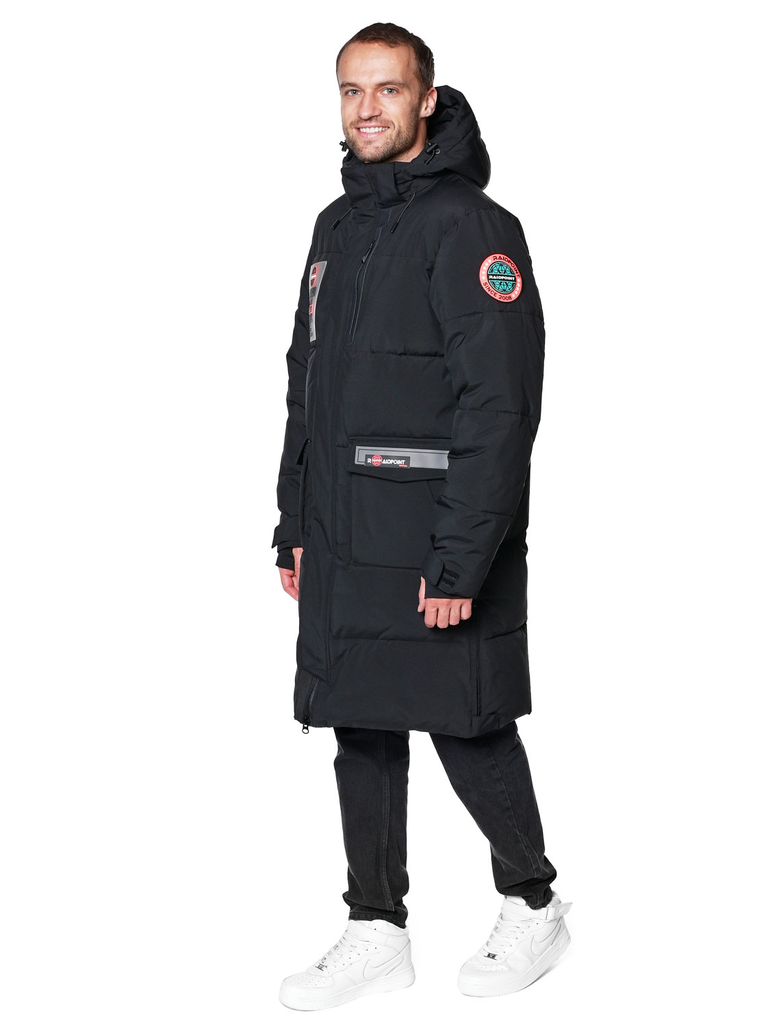 Пальто A-8910 Черный